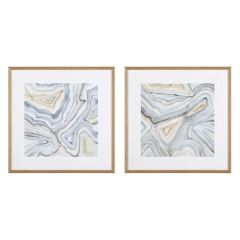 Grafika Agate Abstracts zestaw 2 szt. Eichholtz - My Honey Home
