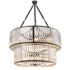 Chandelier Infinity Double gunmetal finish Eichholtz - My Honey Home
