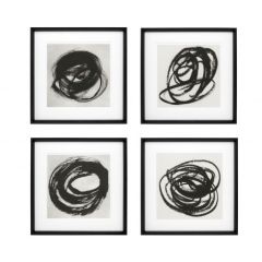 Grafika Black & White Collection zestaw 4 szt. Eichholtz - My Honey Home