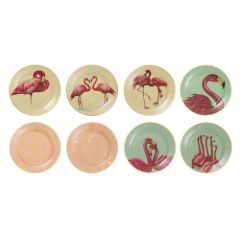 Dekoracja ścienna Plates Flamingo zestaw 8 szt. Eichholtz - My Honey Home