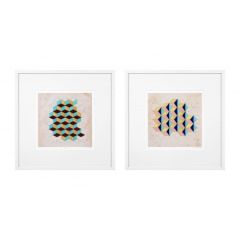 Grafika Geometric Pattern Play zestaw 2 szt. Eichholtz - My Honey Home